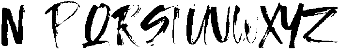 Justine otf (400) Font UPPERCASE