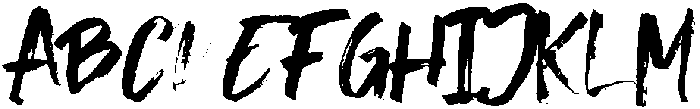 Justine otf (400) Font UPPERCASE