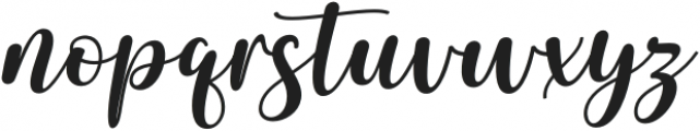 JustineGardenItalic-Italic otf (400) Font LOWERCASE