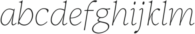 Justinia Light Italic otf (300) FONT