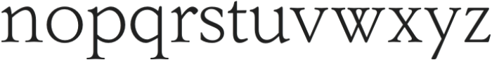 Justinia Medium otf (500) Font LOWERCASE