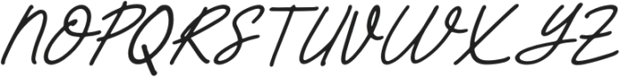 Justline Italic otf (400) Font UPPERCASE