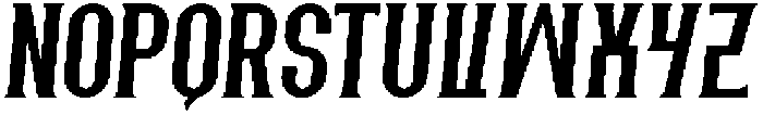 Jutonely Regular otf (400) Font UPPERCASE