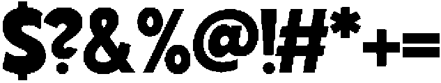 Juturu Blaarr Black otf (900) Font OTHER CHARS