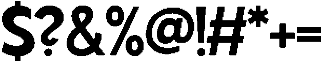 Juturu Blaarr Bold otf (700) Font OTHER CHARS