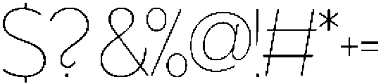 Juturu Blaarr Thin otf (100) Font OTHER CHARS