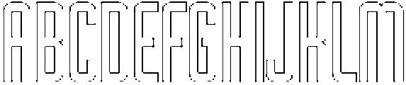 Juvenilia Outline otf (400) Font UPPERCASE