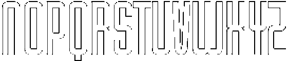Juvenilia Outline otf (400) Font UPPERCASE
