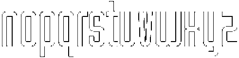 Juvenilia Outline otf (400) Font LOWERCASE