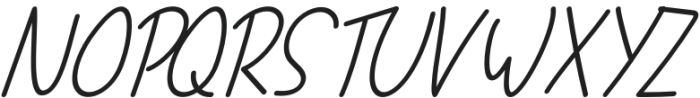Juwitta Italic otf (400) Font UPPERCASE
