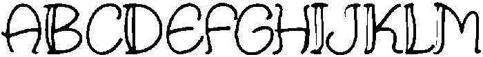 Juxihe ttf (400) Font UPPERCASE