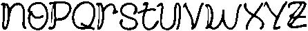 Juxihe ttf (400) Font LOWERCASE