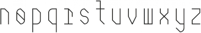 Juxta Sans Mono otf (500) Font LOWERCASE