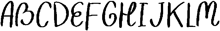 just a fish font otf (400) Font UPPERCASE
