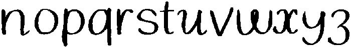 just a fish font otf (400) Font LOWERCASE