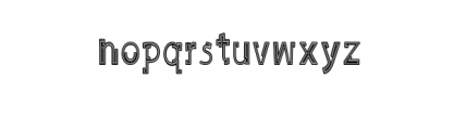 Jumpa Font Font LOWERCASE