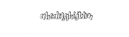 Junette-Shadow.ttf Font LOWERCASE