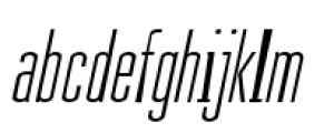 Julienne Light Italic Font LOWERCASE