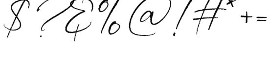 JuniperBloom Script Font OTHER CHARS