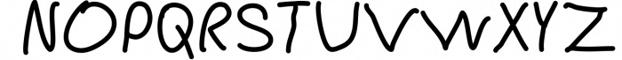 Juice Box - A Kid Drawn Font Font UPPERCASE