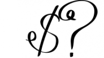 Julianne Script Typeface Font OTHER CHARS
