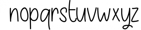 Just Design - a quirky handwritten font Font LOWERCASE