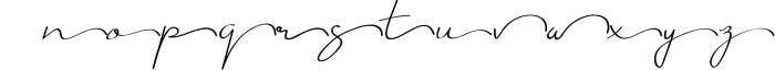 Just Signature Script Font LOWERCASE