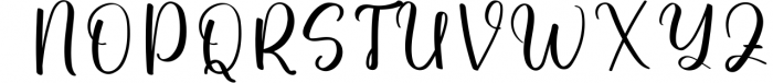 Justina - Script Handwriting Font Font UPPERCASE