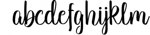 Justina - Script Handwriting Font Font LOWERCASE