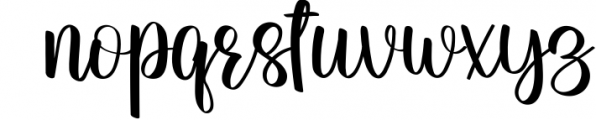 Justina - Script Handwriting Font Font LOWERCASE