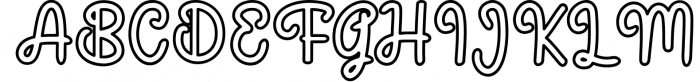 Justkidy - A Fun, Script, Doodle Trio 3 Font UPPERCASE