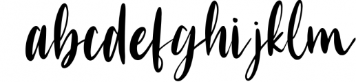 Justnithe Font LOWERCASE