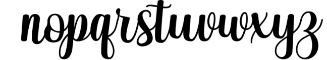 Justtina Script Font LOWERCASE