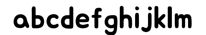 Jua Regular Font LOWERCASE