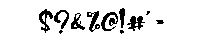 Juana Lovely Font OTHER CHARS