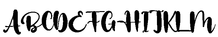 Juana Lovely Font UPPERCASE