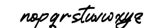 Juditha Hollden Font LOWERCASE