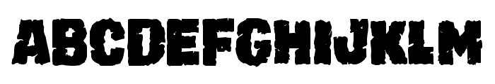 Jugger Rock Condensed Font UPPERCASE
