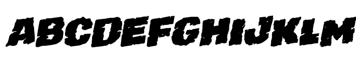 Jugger Rock Rotalic Font UPPERCASE