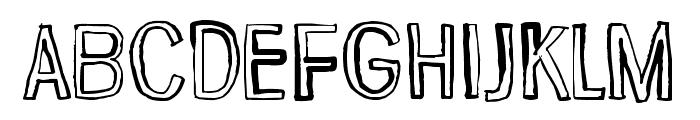 Jugglingoose Font UPPERCASE
