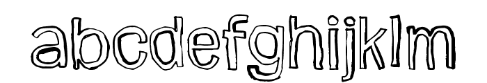 Jugglingoose Font LOWERCASE