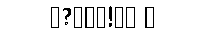 Juicy Nig Regular Font OTHER CHARS