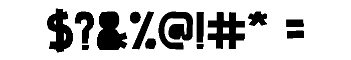 Juicy Font OTHER CHARS