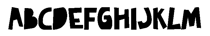 Juicy Font UPPERCASE