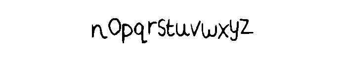 Julia_Handwritten_2 Font LOWERCASE
