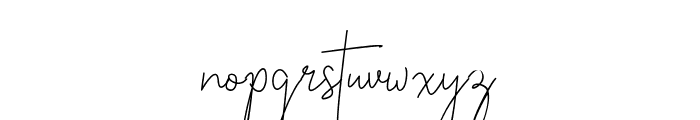 Julietta Signature Font LOWERCASE