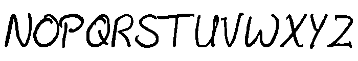 Julius B Thyssen Font UPPERCASE