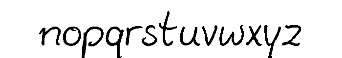 Julius B Thyssen Font LOWERCASE