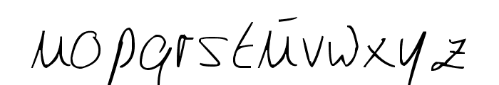 Julliscriptum Font LOWERCASE