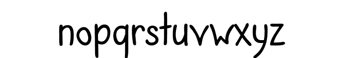 July Rainstorm Font LOWERCASE